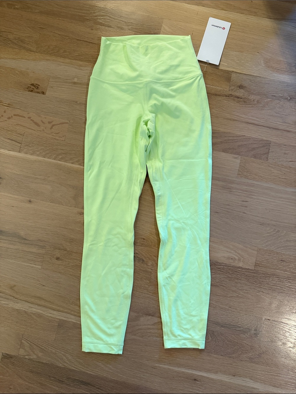 lululemon athletica High-Rise Leggings in Neon Yellow 25”
